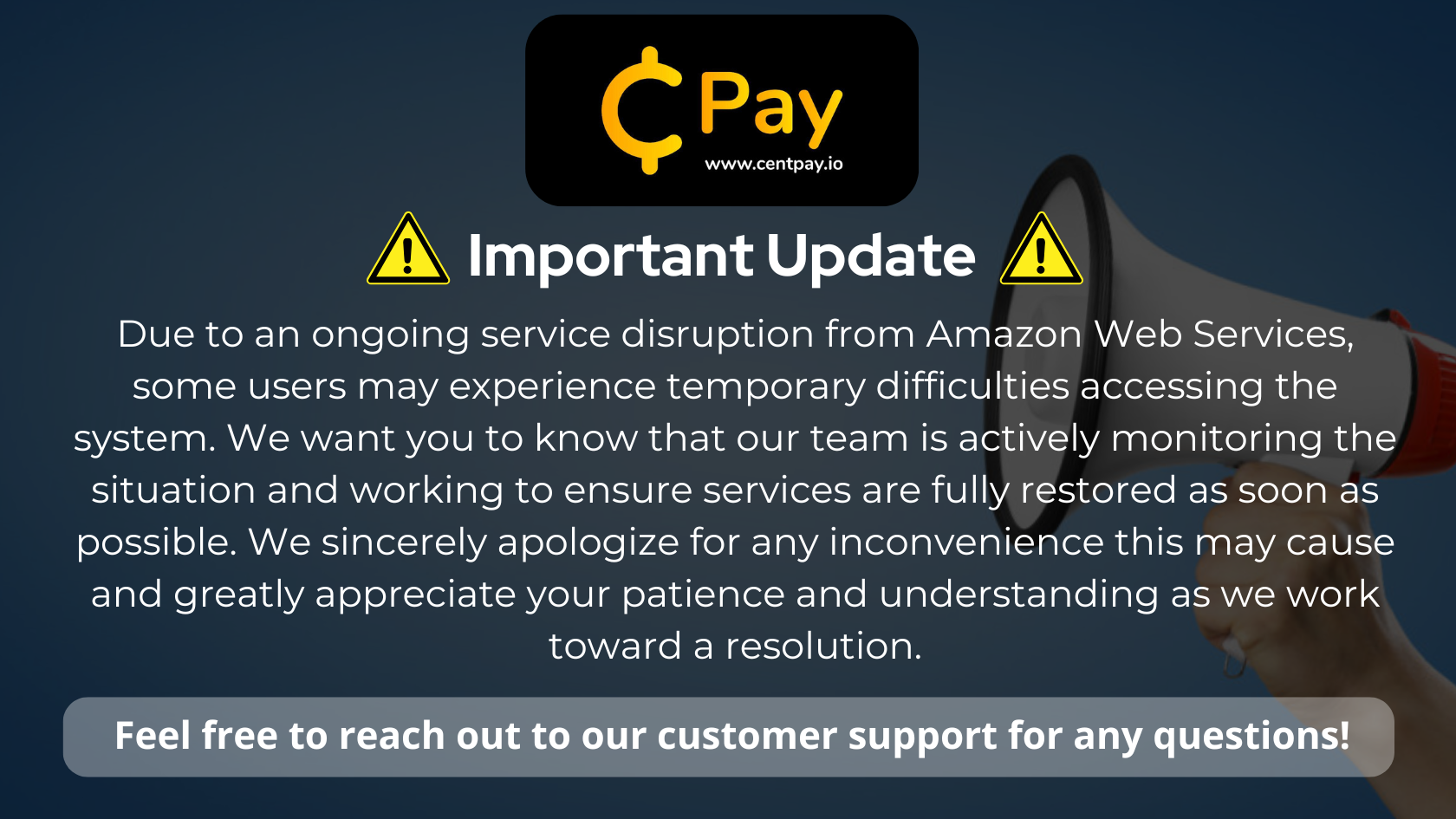 Official Announcement - CentPay